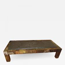 When you add these tables in your living room or living room, you can certainly produce a distinct coziness in your seating areas. Paul Evans Fabulous Paul Evans Brutalist Metal Patchwork Coffee Table Signed Slate Top