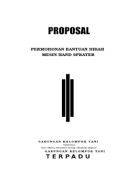 Pgsd ums a510070034 cover proposal ptk catatan terbimbing prapto ari perwira. Proposal Gapoktan Handsprayer Pdf