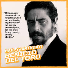 Happy Birthday to the talented Puerto Rican actor and producer, Benicio del  Toro! From 'The Usual Suspects' to 'Traffic,' we celebrate the career of  this badass actor! What's your favorite role he's