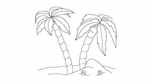 Oui les palmiers, nous allons nous arrêter sur cet arbre qui pousse dans le sable. Comment Dessiner Des Palmiers Dessein De Dessin