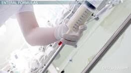 Enteral Nutrition Types Formulas Calculations Health And Nursing Class Video Study Com