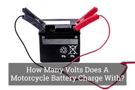 how many volts does a motorcycle battery charge with update