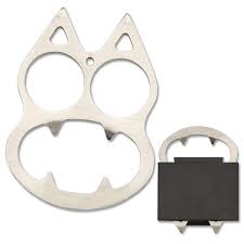 Self defense cat keychain mold,51pcs shiny and cute cat keychain mold set,diy handmade crystal epoxy silicone mold (with 10 pcs key rings for jewelry crafts making). Silver Cat Knuckle Self Defense With Pouch 6a1 Bk 10