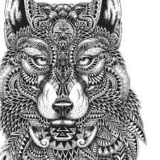 If you are crazy about coloring pages, you will love this mandala wolf head coloring page! Wolf Mandala Coloring Pages Novocom Top