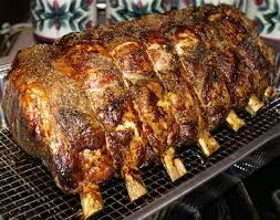 It should have a bright red color and absolutely no dry or brown edges. Mardell Piland How To Cook Prime Rib Alton Brown How Do You Cook Com How Do You Cook A Standing Rib Roast Transfer To A Large Cutting Board And