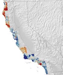 california's rising and sinking coast