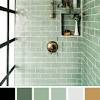 Make a small bathroom﻿ feel bigger by emboldening it with a dark, bright, or experimental paint color﻿. 3