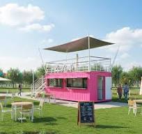 [Hot Item] 20FT 40FT Folding Container Coffee Shop Restaurant Shipping  Container Bar Cafe