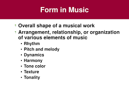 Start studying elements of music: Ppt Chapter 4 Musical Form And Musical Style Powerpoint Presentation Id 421097