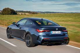 Colour displayed is arctic race blue metallic. 2021 Bmw M440i Xdrive Photo Gallery From Germany