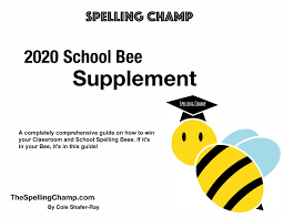 2019 2020 School Spelling Bee Study List The Spelling Champ