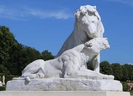 De utilfredse), is an outdoor bronze group sculpture of two lions situated in fælledparken in the østerbro district of copenhagen, denmark. Lion Statues For Garden Decoration Animal Sculpture Bronze