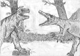 Maybe you would like to learn more about one of these? Spinosaurus Vs T Rex By Kizzenkun On Deviantart