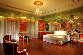 D Anguilar Suite At The Hullett House Hotel In Hong Kong China Bedroom Red Small Luxury Hotels Bedroom Green
