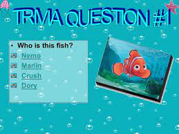 Jan 17, 2020 · sure, this fun kid movie trivia questions and answers can examine your youngster's total intelligence in an enjoyable method. By Jessica Sadler Finding Nemo Trivia This Is How The Game Will Work I Will Ask You Trivia Questions And You Will Try To Answer Them The Best You Can Ppt