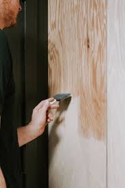 Diy Plywood Accent Wall Nadine Stay Plywood Wall Paneling Plywood Walls Wall Paneling Diy