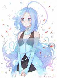 Anime long sleeve t shirts. ì•„ìŠ¤íŠ¸ë¡œ On Twitter I Rll Like Drawing Girls With Blue Hair 3 Anime Art Cute Kawaii Girl Sea Sketh