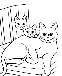 The domesticated ones have even found a home in neighborhoods while others continue to thrive in the wild. Cat Printable Coloring Pages Bestappsforkids Com