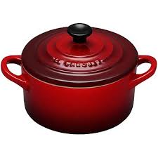 Mini cocotte le creuset ronde en céramique 10 cm crème. Mijoteur Cocotte Le Creuset Ceramique Cerise 10 Cm Boulanger