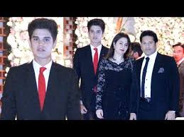Read the latest sachin tendulkar headlines, on newsnow: Sachin Tendulkar With Handsome Son Arjun Tendulkar Wife Anjali At Ambani S Party 2016 Youtube