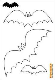 Silhouette Chauve Souris Halloween Pour Les Bricolages Et Activites Manuelles Des Enfants Coloriage Halloween Activite Manuelle Halloween Halloween