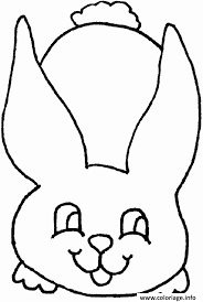 841 images gratuites de lapin. Coloriage Lapin De Face Dessin Lapin A Imprimer