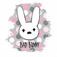 Bad Bunny Sublimation Design Bunny Download Design Bunny Etsy In 2021 Bunny Gifts Tshirt Print Etsy