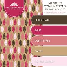 color combinations chocolate brown pink rose light pink