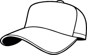 Baseball Cap Clipart Black And White Pin By Sherry Smith On קיץ In 2020 Baseball Hats Coloring Pages Cartoon Clip Art