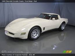 1980 Frost Beige Corvette 3 070 Units Chevrolet Corvette Stingray Corvette Chevrolet Corvette