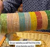 With over 30 never seen before colors and this stone bangle is the most luxurious design that you’ll see. , One option is in silver base and one in gold base and each have about 15 colors in them. , ...