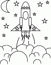 Aceasta racheta este decorata cu fete extraterestre amuzante. Sterne Malvorlagen Kizi Coloring Pages