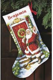 'a treasured time' counted cross stitch kit. Dimensions Welcome Santa Christmas Stocking Cross Stitch Kit 70 08901 123stitch