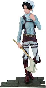Image about aot in levi ackerman by yui on we heart it. Amazon Com Banpresto Attack On Titan 6 5 Inch Levi Dxf Figure Cleaning Version Toys Games