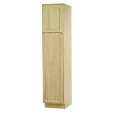 18x84x24 In Pantry Cabinet In Unfinished Oak Uc182484ohd At The Home Depot To Paint For Kitche Pantry Cabinet Pantry Cabinet Home Depot Corner Pantry Cabinet