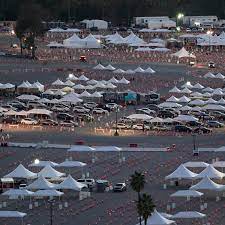 Contrary to media reports, the protest was peaceful, may said. Protesters Disrupt Dodger Stadium Vaccinations The New York Times