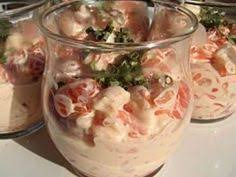 Verrine De Crevettes Pamplemousse Cocktail Recette Verrines Crevettes Recette Et Recette Entree