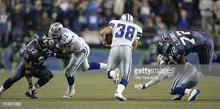 Safety Lynn Scott Of The Dallas Cowboys Runs With The Ball After Dallas Cowboys Cowboys Dallas