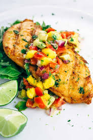 Tequila Lime Chicken With Mango Salsa Jessica Gavin