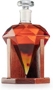 Maybe you would like to learn more about one of these? Amazon Com Diamond Decanter For Whiskey Liquor Scotch Rum Bourbon Vodka Tequila Decanter The Wine Savant 750ml Liquor Decanters