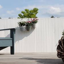 Sichtschutzmatte Kunststoff Montageset Rugen Weiss Sichtschutzmatten Balkon Dekor Balkonverkleidung