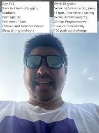 Thought of the day: Outside this AM- a little later so had to deploy the  shades! Sometimes it's simply too glare-y for me- despite the whole early  sunlight exposure benefits. Day 113