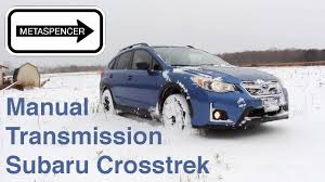 23 city / 29 hwy. Subaru Crosstrek Manual Transmission Stick Shift Review 2016 Youtube