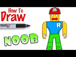 How To Draw The Noob In Roblox Youtube Drawing For Beginners Roblox Drawing Tutorials For Beginners