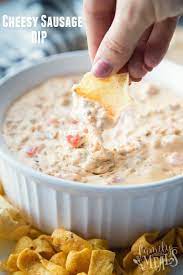 Cheesy Sausage Dip Recipe Family Fresh Meals Dip Cheesy Footballfood Appetizer Superbowl Easyrecipe Cheesy Sausage Dip Sausage Dip Family Fresh Meals