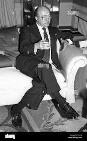 Ambassador Extraordinary and Plenipotentiary Jack Matlock in his Moscow  residence Stock Photo