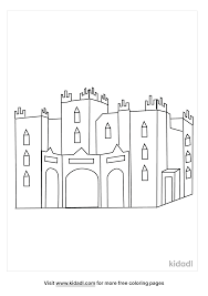 In all cases, in these drawings to print and color, you will find sun, clouds, sky, rain, snow. King Arthur Castle Coloring Pages Free Buildings Coloring Pages Kidadl