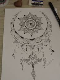See more ideas about dream catcher drawing, drawings, art tattoo. Moon Mandala Mandala Tattoo Design Dream Catcher Tattoo Design Mom Tattoo Designs
