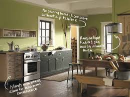 Kitchen cabinets can make any home look old and drab or modern and cool. And This Rustic Kitchen That S Perfect For Every Family Meal Green Kitchen Walls Green Kitchen Paint Kitchen Paint Colors