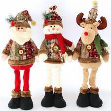 Lets decor for our christmas holiday.high quality. Standing Figurine Toys Xmas Santa Claus Snowman Reindeer Figure Plush Dolls Christmas Decorations Ornaments Home Indoor Table Ornaments Christmas Party Tree Hanging Decor Toys Gifts For Kids Friends Walmart Com Walmart Com